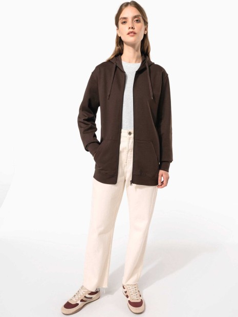 Sweat-shirts à personnaliser KARIBAN Sweat-shirt zippé capuche unisexe 