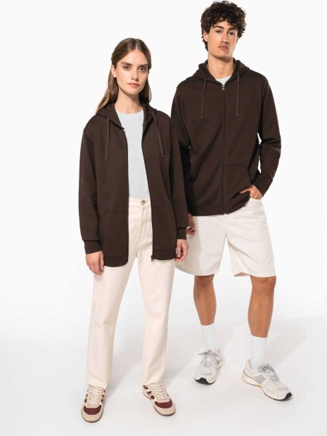 Sweat-shirts à personnaliser KARIBAN Sweat-shirt zippé capuche unisexe 