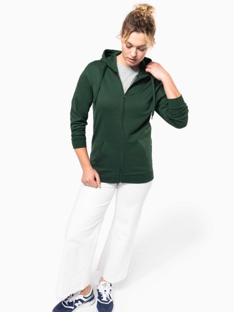 Sweat-shirts à personnaliser KARIBAN Sweat-shirt zippé capuche unisexe 