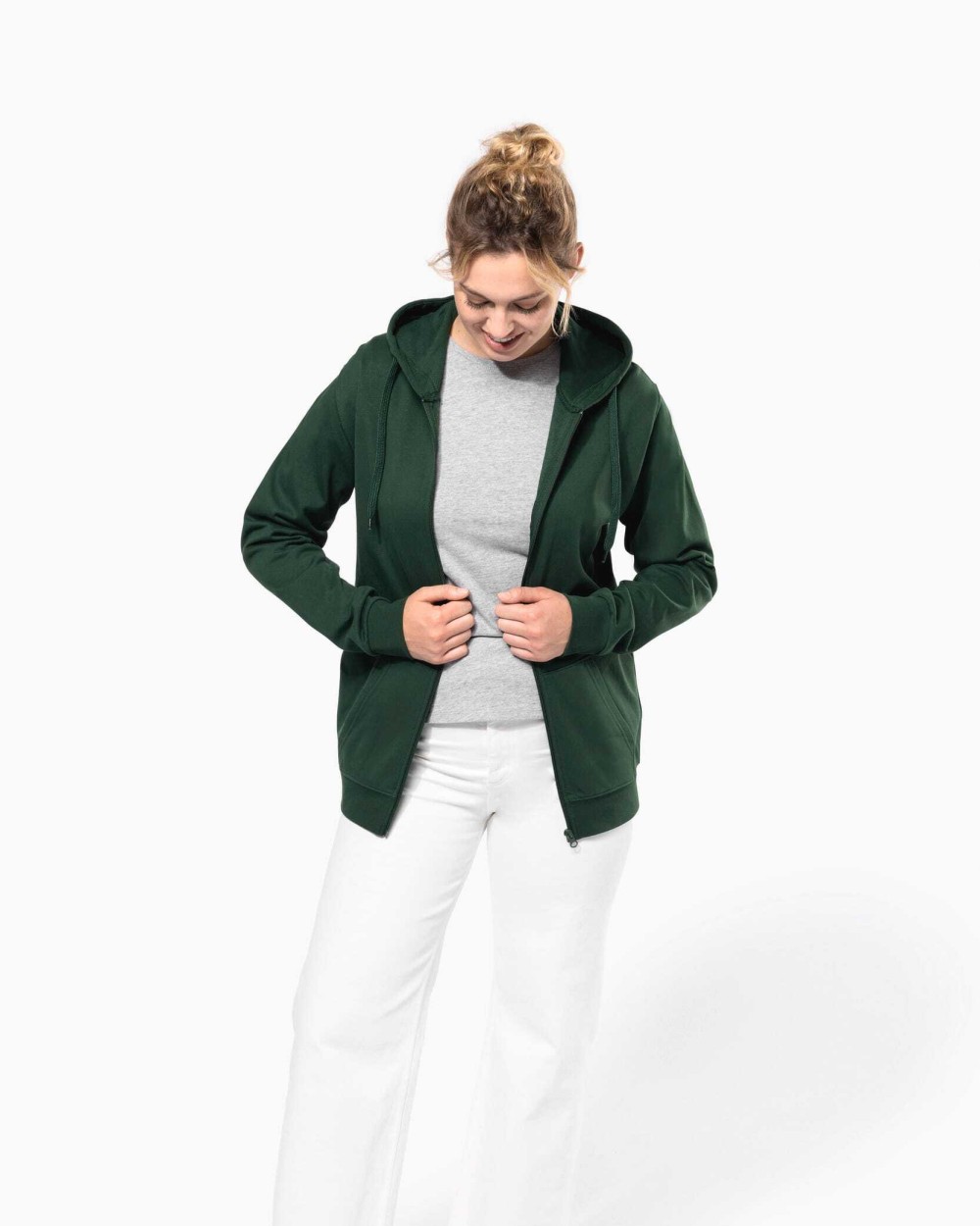 Sweat-shirts personnalisable KARIBAN Sweat-shirt zippé capuche unisexe