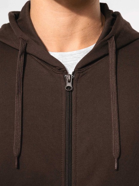 Sweat-shirts à personnaliser KARIBAN Sweat-shirt zippé capuche unisexe 