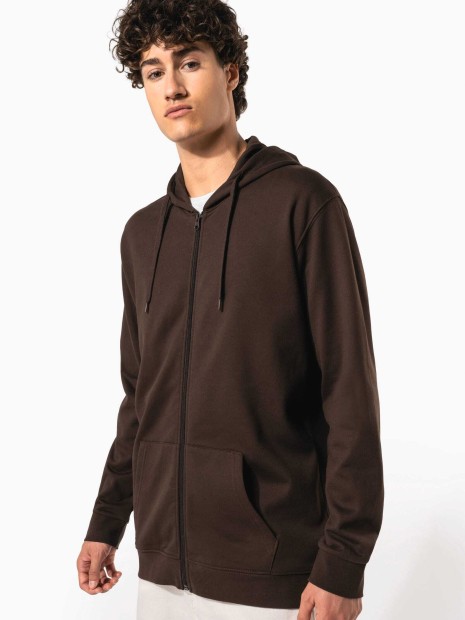 Sweat-shirts à personnaliser KARIBAN Sweat-shirt zippé capuche unisexe 