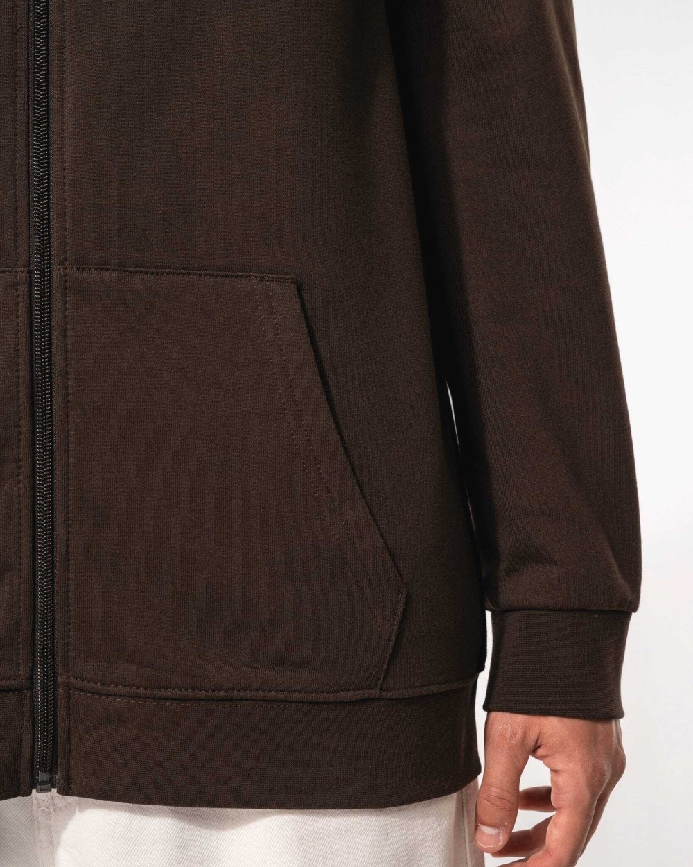 Sweaters & hoodies KARIBAN Sweatvest met capuchon voor bedrukking &amp; borduring