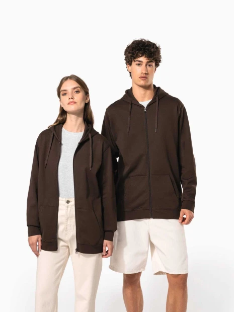 Sweat-shirts à personnaliser KARIBAN Sweat-shirt zippé capuche unisexe 