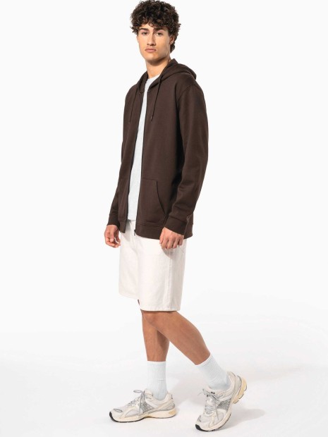 Sweat-shirts à personnaliser KARIBAN Sweat-shirt zippé capuche unisexe 