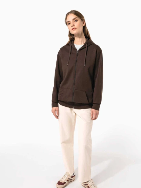 Sweat-shirts à personnaliser KARIBAN Sweat-shirt zippé capuche unisexe 