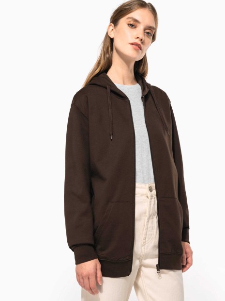 Sweat-shirts à personnaliser KARIBAN Sweat-shirt zippé capuche unisexe 