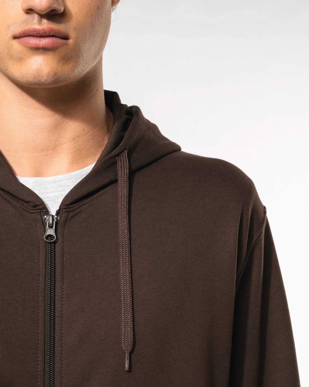 Sweaters & hoodies KARIBAN Sweatvest met capuchon voor bedrukking &amp; borduring