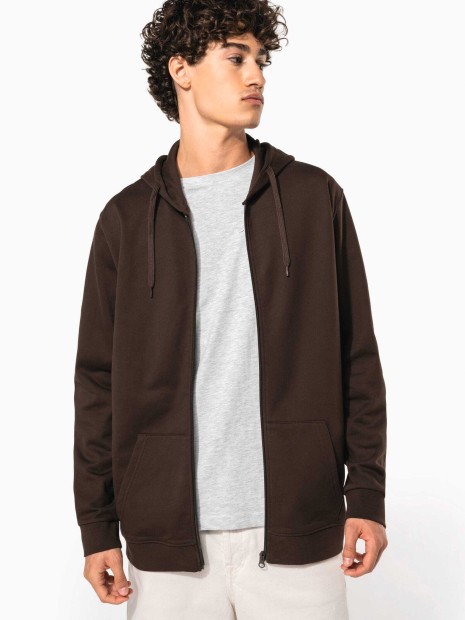 Sweat-shirts à personnaliser KARIBAN Sweat-shirt zippé capuche unisexe 