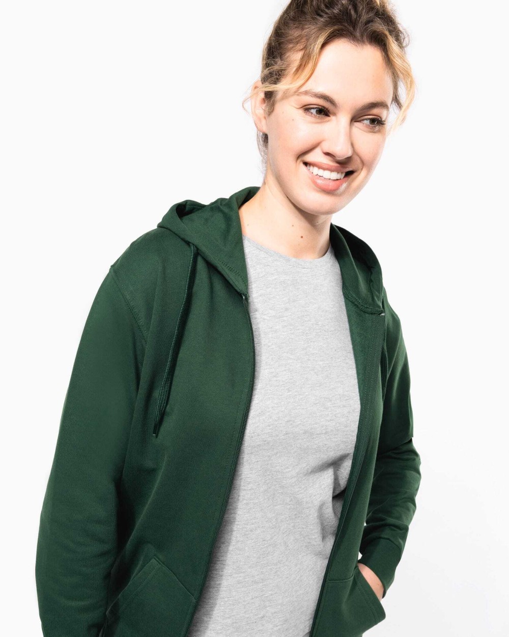 Sweat-shirts personnalisable KARIBAN Sweat-shirt zippé capuche unisexe