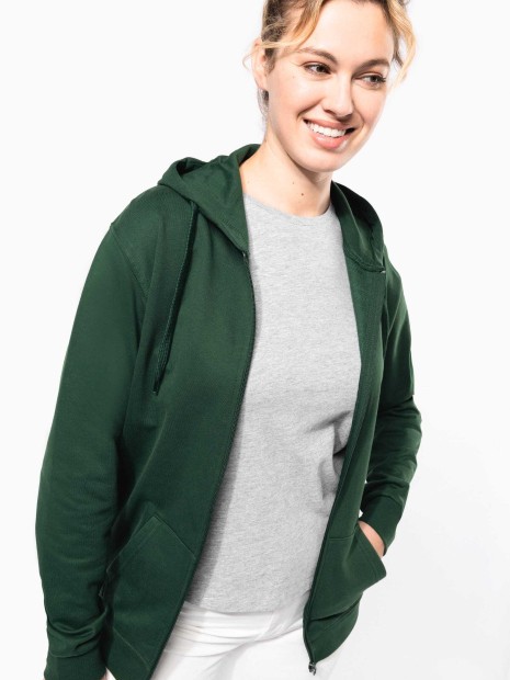 Sweat-shirts à personnaliser KARIBAN Sweat-shirt zippé capuche unisexe 