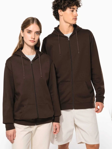 Sweat-shirts à personnaliser KARIBAN Sweat-shirt zippé capuche unisexe 