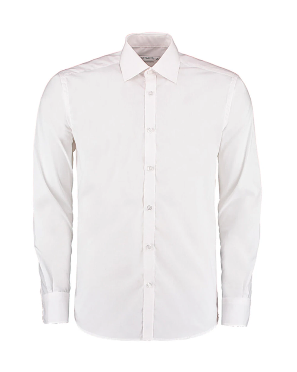 Chemises personnalisable KUSTOM KIT Slim Fit Business Shirt LS
