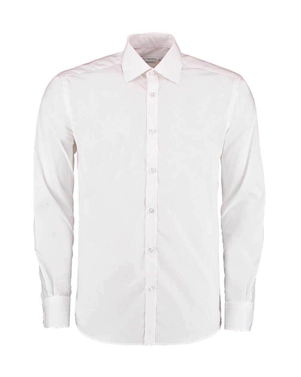 Chemises personnalisable KUSTOM KIT Slim Fit Business Shirt LS