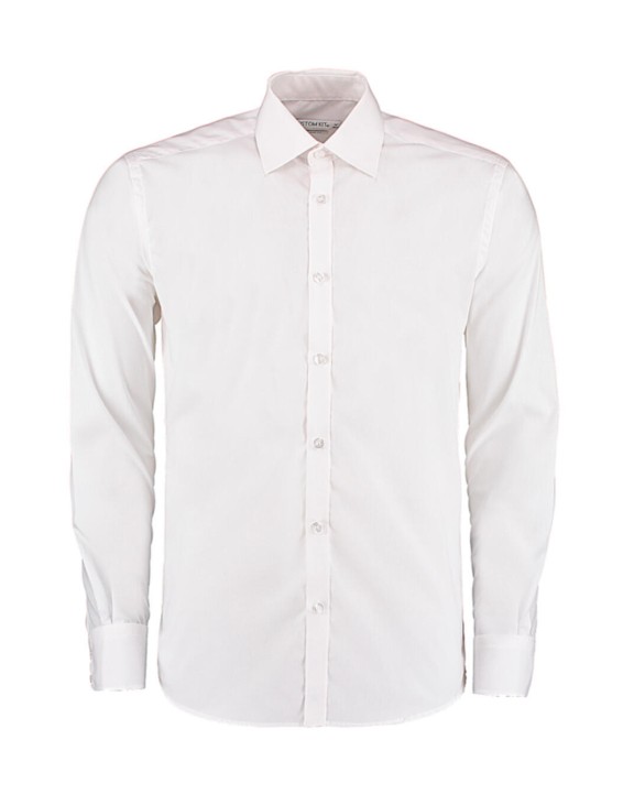 Chemises personnalisable KUSTOM KIT Slim Fit Business Shirt LS