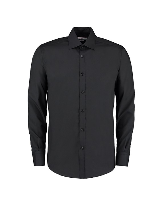 KUSTOM KIT Slim Fit Business Shirt LS Hemden personalisierbar