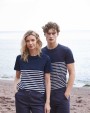 T-shirts FRONT ROW Short sleeved breton t-shirt voor bedrukking &amp; borduring