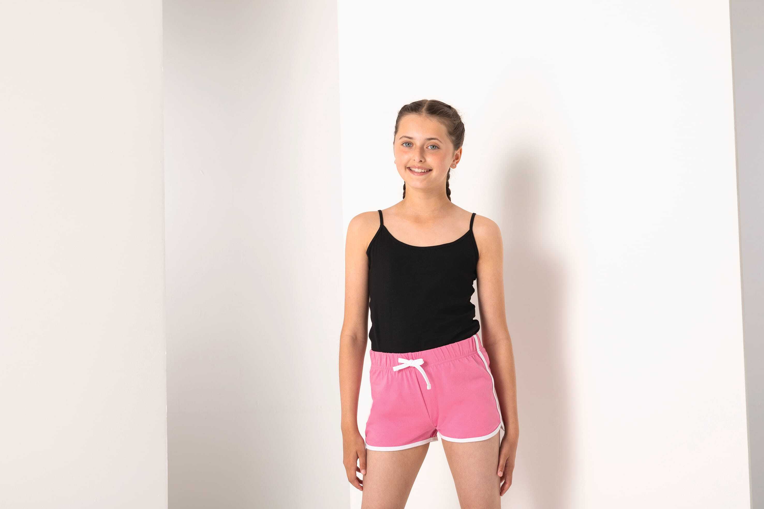 Bermuda's & Shorts SKINNIFIT Kids' retro short voor bedrukking &amp; borduring