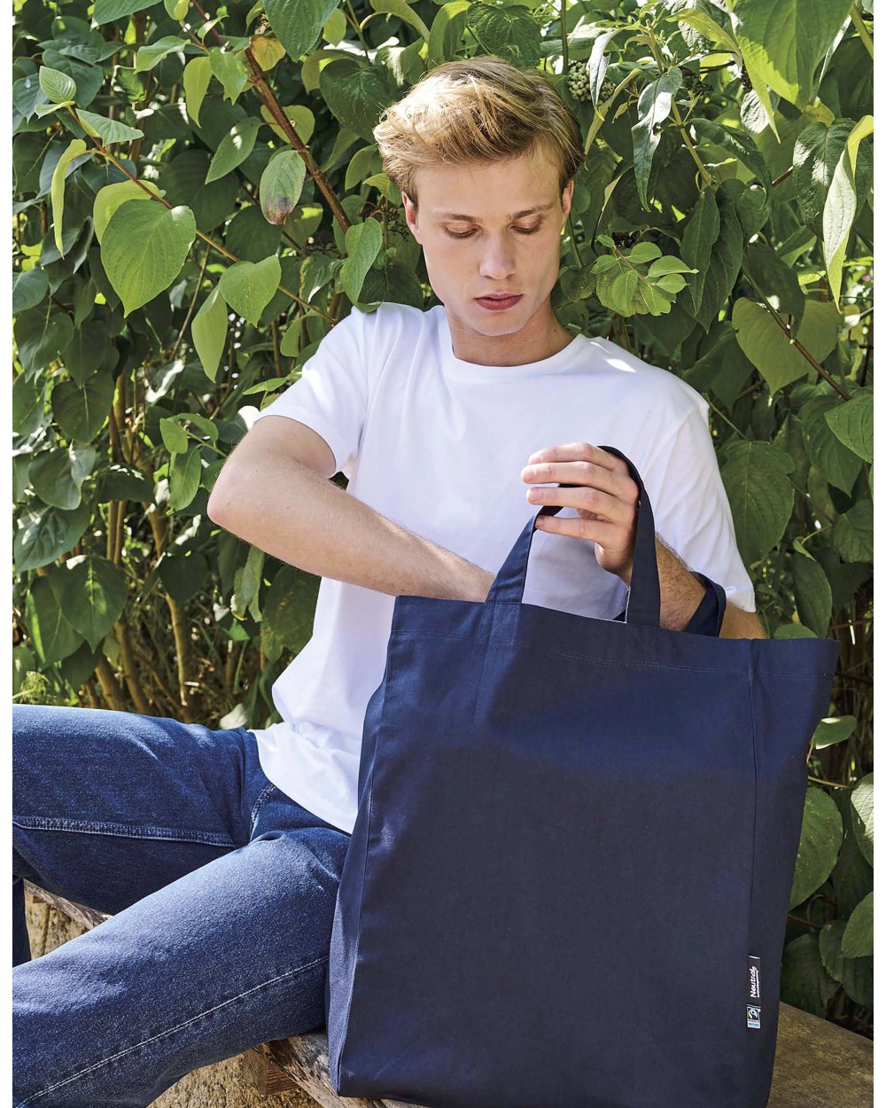 Tassen & Zakken NEUTRAL Twill Grocery Bag voor bedrukking &amp; borduring