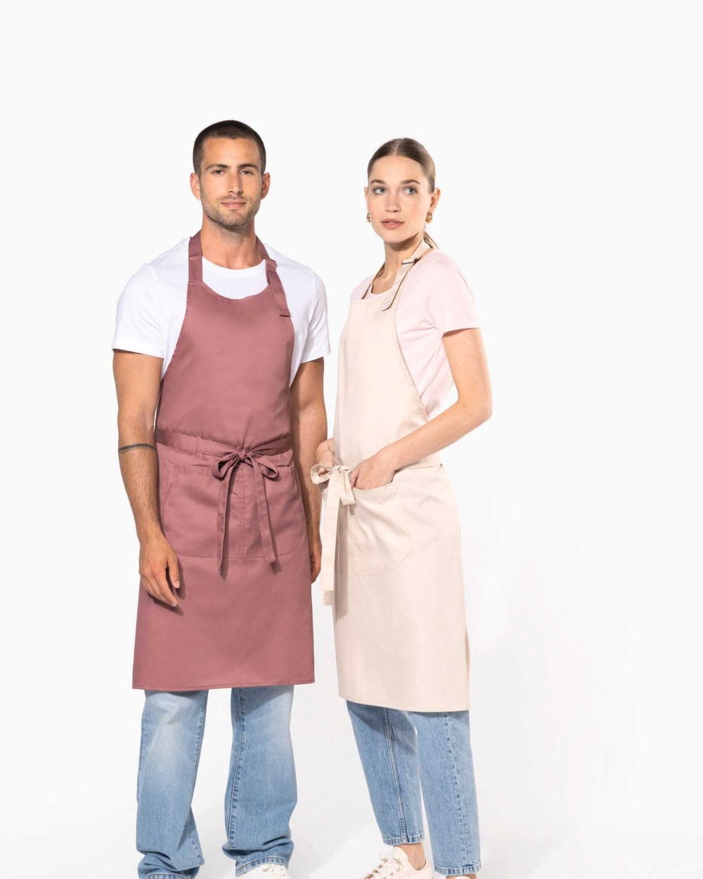 Tabliers personnalisable KARIBAN Tablier polycoton avec poche