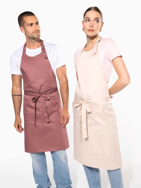 Tabliers à personnaliser KARIBAN Tablier polycoton avec poche 