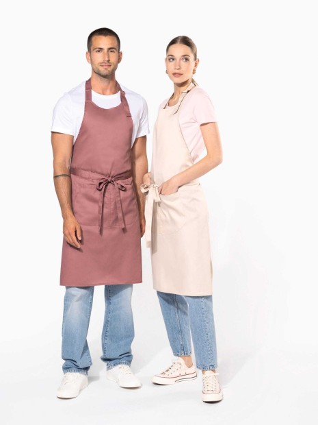 Tabliers à personnaliser KARIBAN Tablier polycoton avec poche 