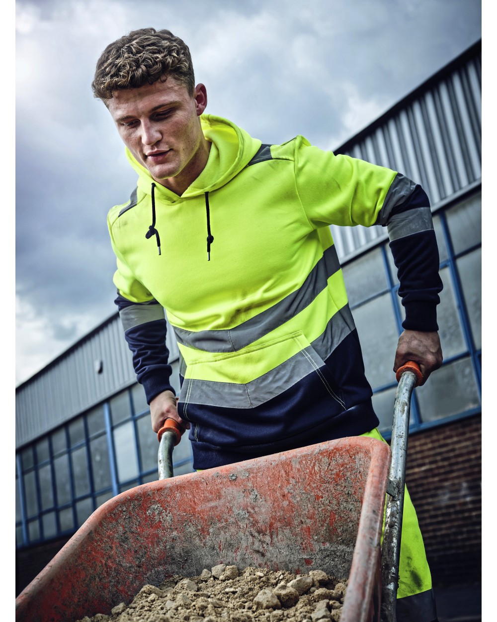 Sweat-shirts personnalisable REGATTA Pro Hi-Vis O/H Hoody