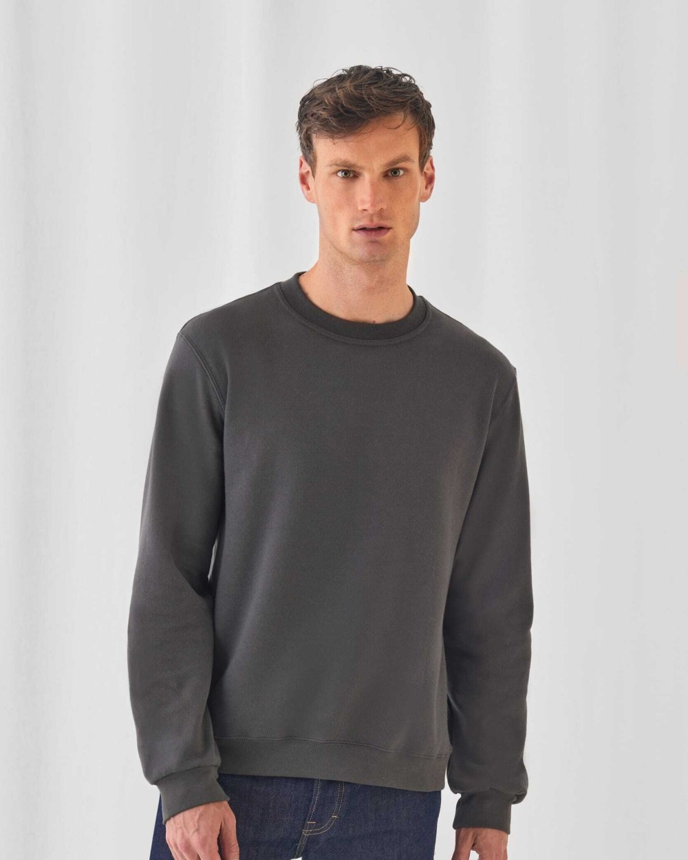 B&C Id.002 Crew Neck Sweatshirt Sweatshirts personalisierbar
