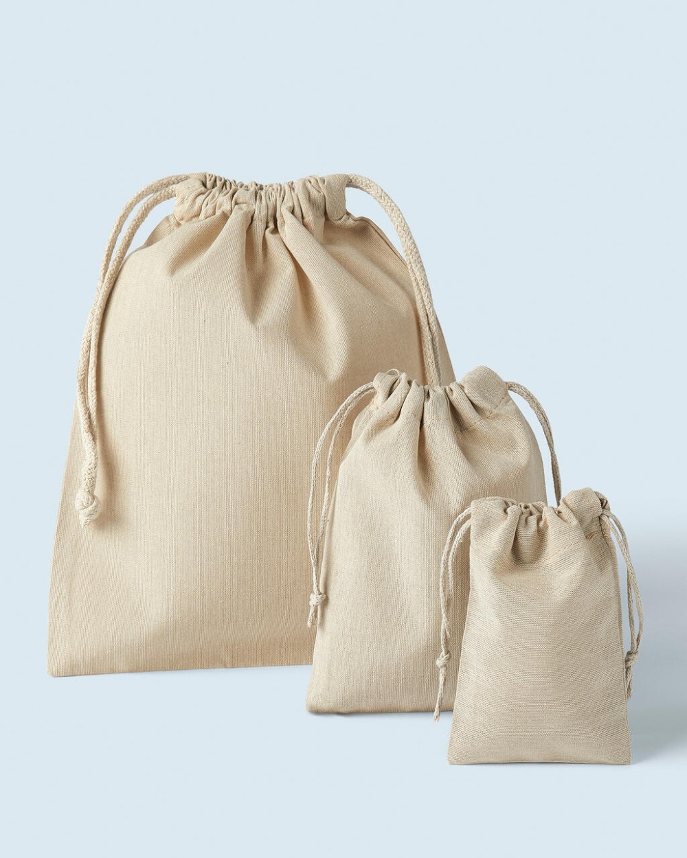 Tassen & Zakken SG CLOTHING Recycled Cotton/Polyester Stuff Bag voor bedrukking &amp; borduring
