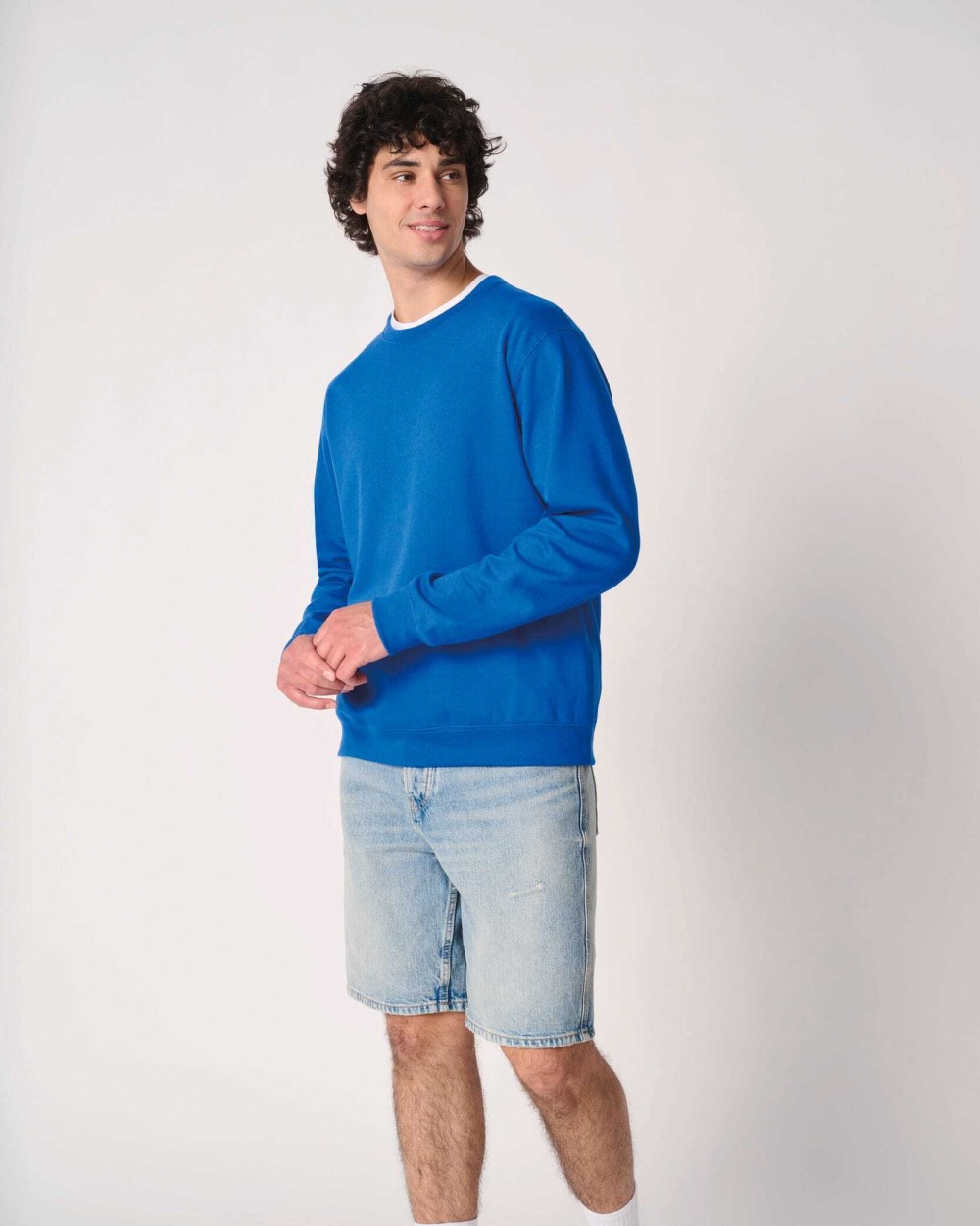 Sweaters & hoodies IDEAL BASIC BRAND Uniseks sweater met ronde hals voor bedrukking &amp; borduring