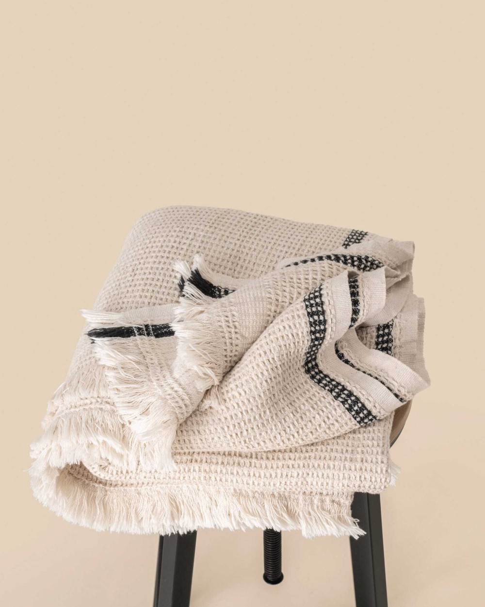 SPASSO Plaid mit Wabenmuster Plaids personalisierbar