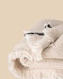 SPASSO Plaid mit Wabenmuster Plaids personalisierbar