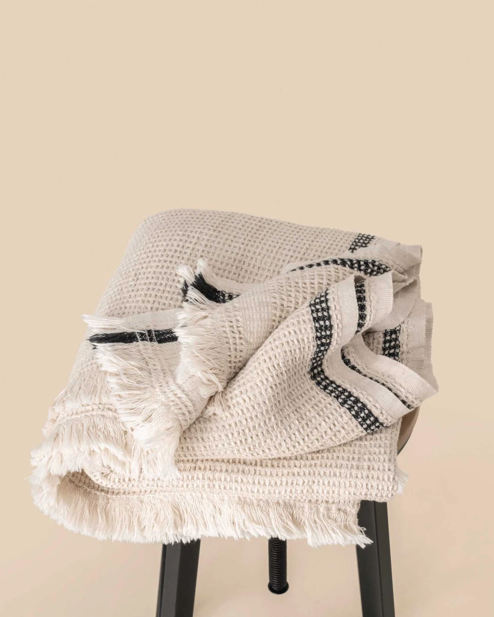 SPASSO Plaid mit Wabenmuster Plaids personalisierbar