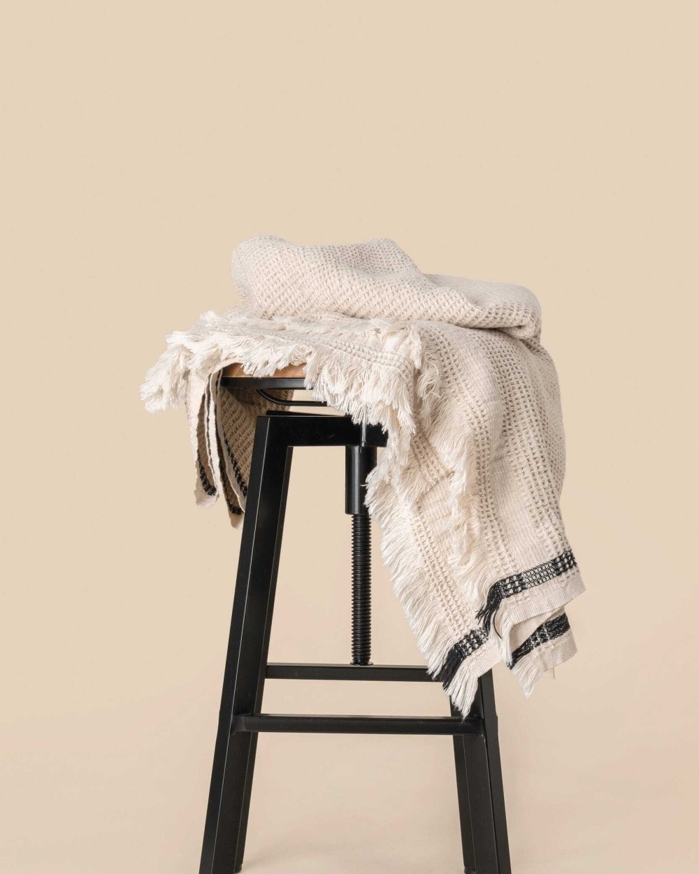 SPASSO Plaid mit Wabenmuster Plaids personalisierbar