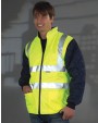 Vestes personnalisable YOKO Veste matelassée haute visibilité avec manches détachables