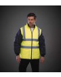 Vestes personnalisable YOKO Veste matelassée haute visibilité avec manches détachables
