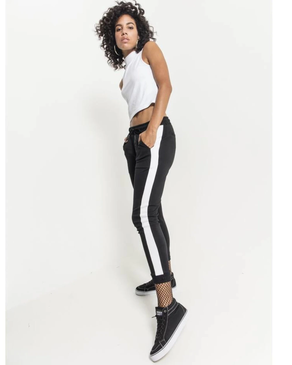 Pantalons personnalisable BUILD YOUR BRAND Ladies Interlock Jogpants
