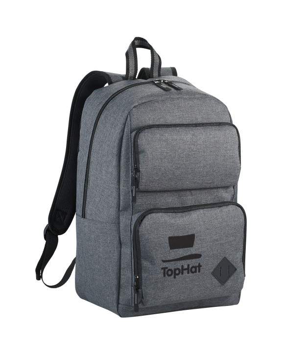 4DO Graphite Deluxe 15" Laptop-Rucksack 20L Taschen personalisierbar