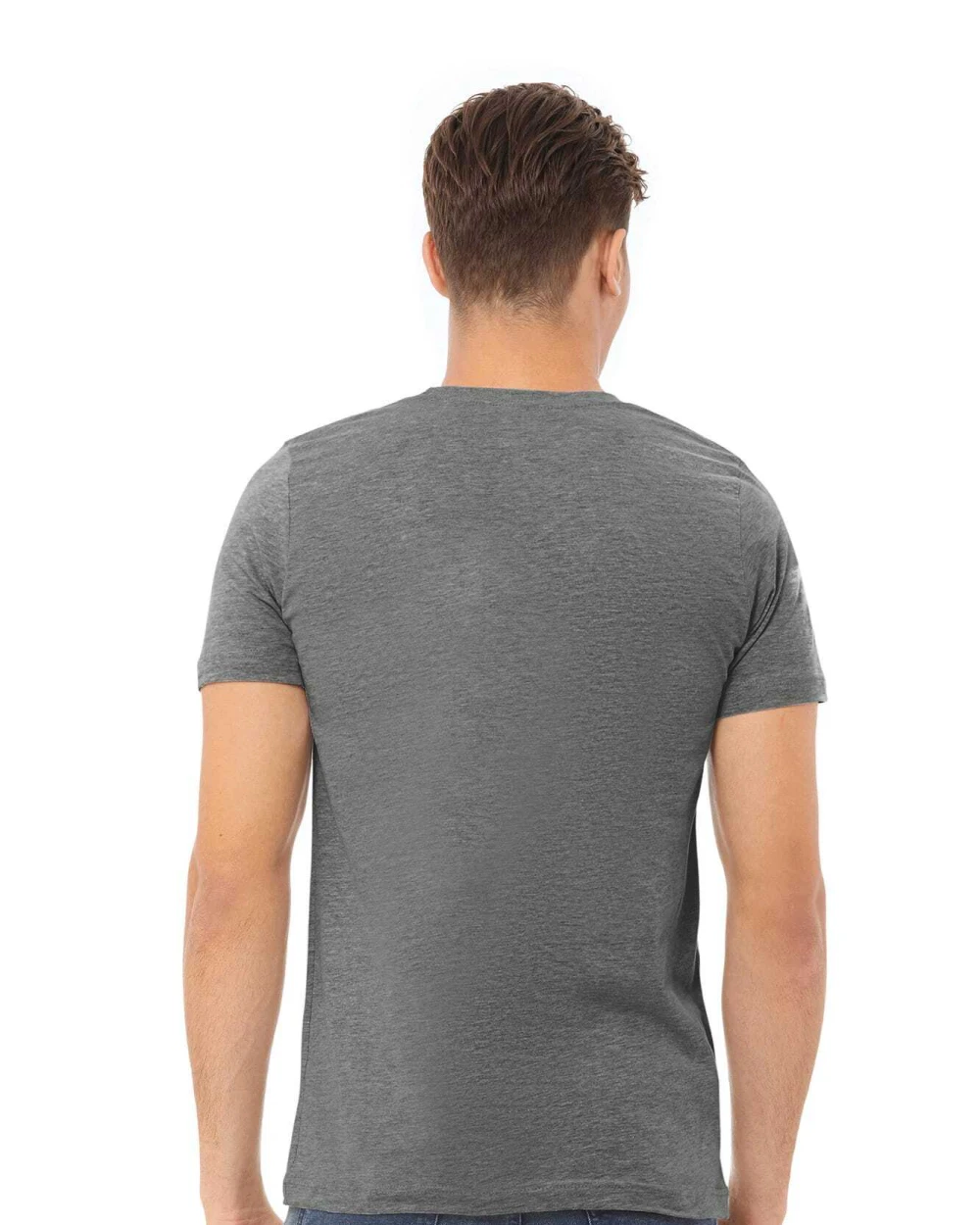 T-shirts BELLA-CANVAS Heather jersey T-shirt met korte mouwen voor bedrukking &amp; borduring