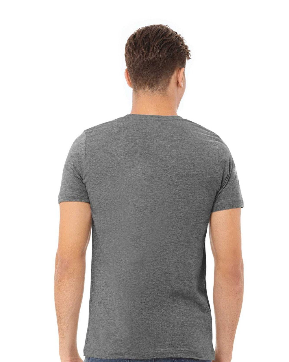 T-shirts BELLA-CANVAS Heather jersey T-shirt met korte mouwen voor bedrukking &amp; borduring