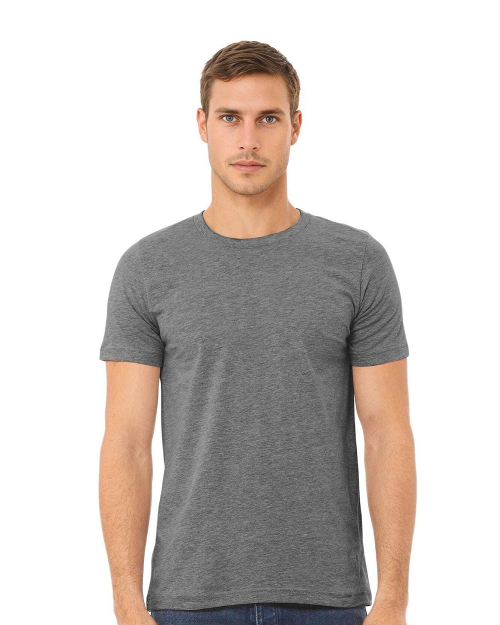 T-shirts BELLA-CANVAS Heather jersey T-shirt met korte mouwen voor bedrukking &amp; borduring