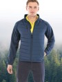 Softshells à personnaliser RESULT Veste softshell rembourrée black compass recyclée 