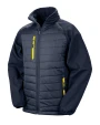 Softshells personnalisable RESULT Veste softshell rembourrée black compass recyclée