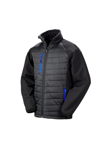 RESULT Veste softshell rembourrée black compass recyclée /api/colors/a6d98691-d88d-43af-9cbf-25a12a3cb6f8 personnalisable