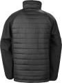 RESULT Veste softshell rembourrée black compass recyclée  personnalisable
