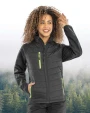 Softshells personnalisable RESULT Veste softshell rembourrée black compass recyclée