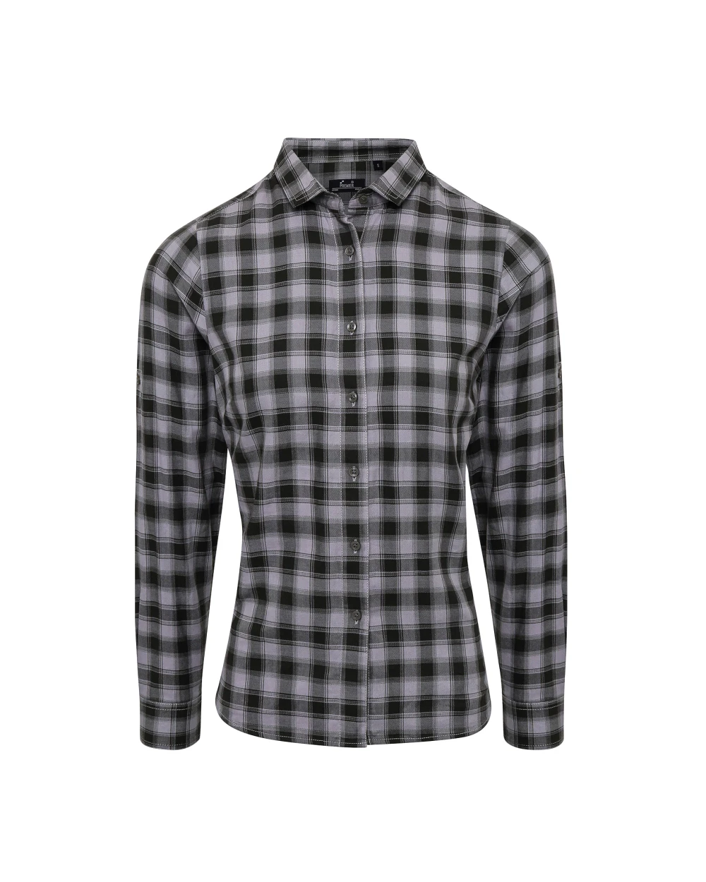 Hemden PREMIER Ladies` Mulligan Check Cotton Long Sleeve Shirt voor bedrukking &amp; borduring