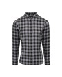 PREMIER Ladies Mulligan Check Cotton Long Sleeve Shirt Hemden personalisierbar