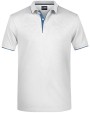 Polo's JAMES & NICHOLSON Men`s Polo Stripe voor bedrukking &amp; borduring