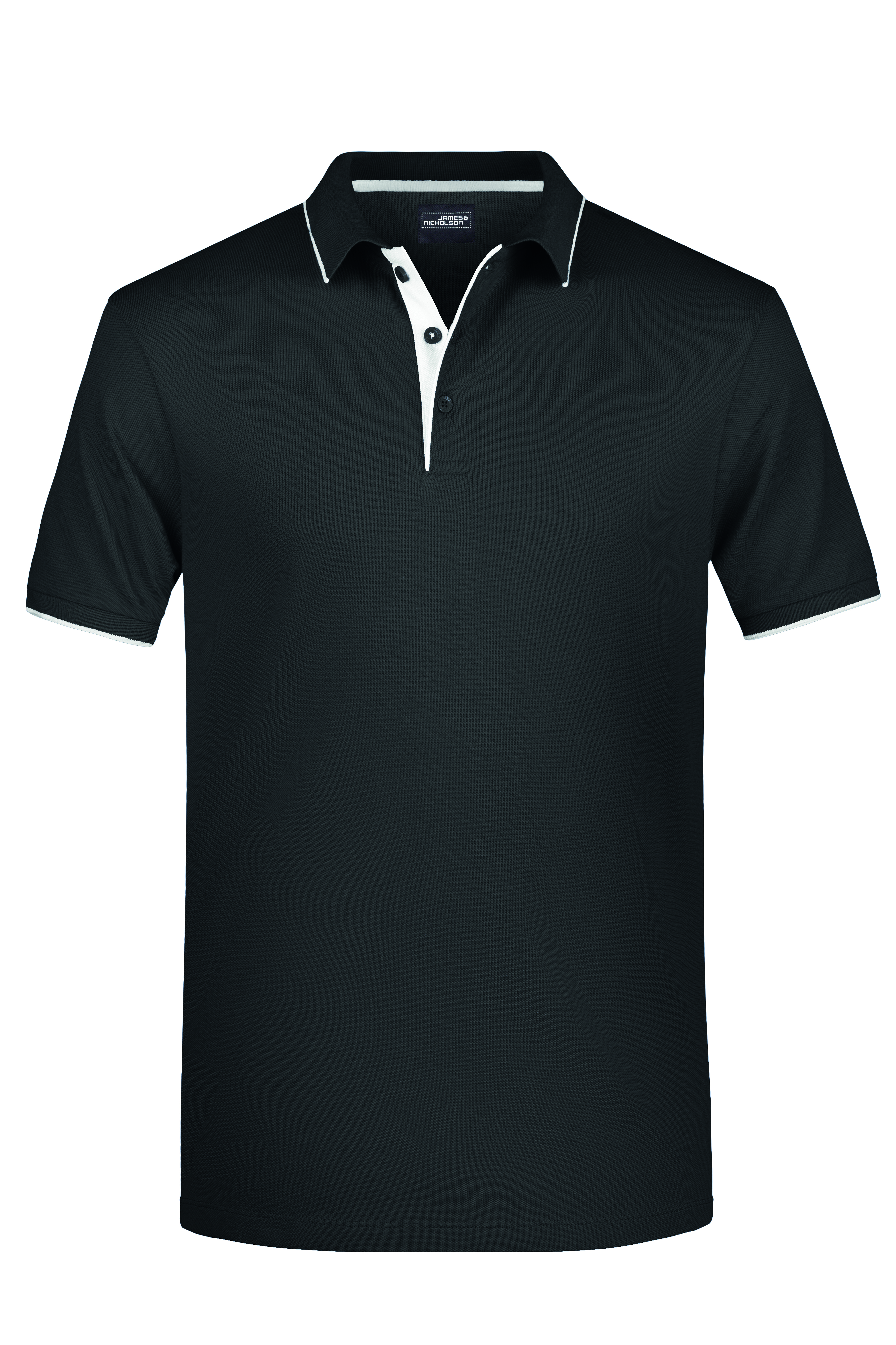 Polo's JAMES & NICHOLSON Men`s Polo Stripe voor bedrukking &amp; borduring